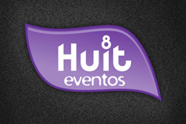 Dise&ntilde;o de la identidad gr&aacute;fica de Huit eventos