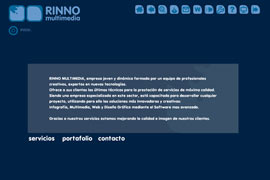 CD multimedia para la empresa Rinno