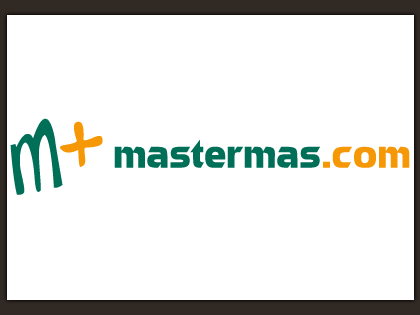 Muestra del logotipo del portal web mastermas.com