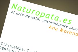 Diseño de las tarjetas de visita para mundovegetariano.com