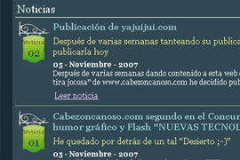 Página web humor grfico, Captura 3