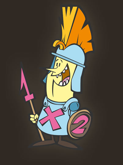 Diseño de la mascota de Quintus
